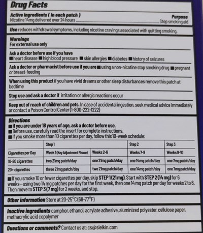 1. Stop Smoking Aid Drug Facts 14mg (1. Stop Smoking Aid Drug Facts 14mg)